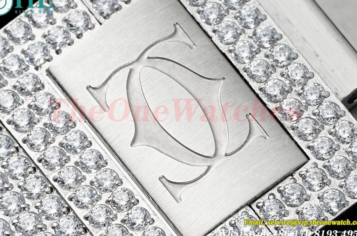 SS Silver MY9015 Santos Dial XL AMG Mens 40mm SS 100 RG 1202